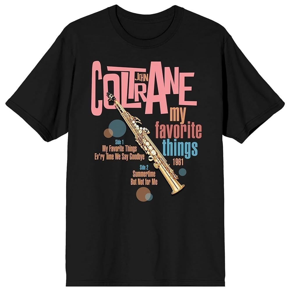 John Coltrane My Favorite Things Unisex Black Shirt